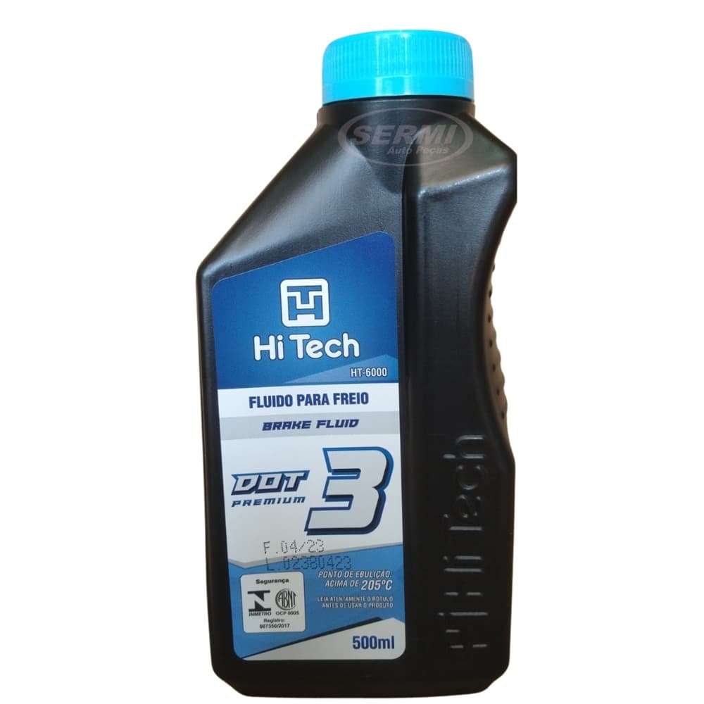FLUIDO PARA FREIOS DOT 3 HI TECH 500ml