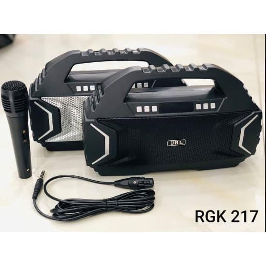 Caixa De Som Karaokê Super Bass RGK-217