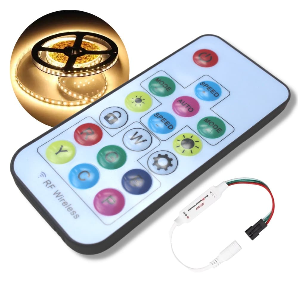 Controle Fita Led Rgb Digital Ws2811 2812b 6803 Rapida Postagem