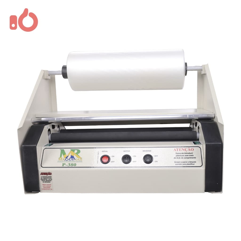 Plastificadora e Poliseladora Profissional P-380 + Suporte de BOPP SP-380 Até A3 e Bivolt
