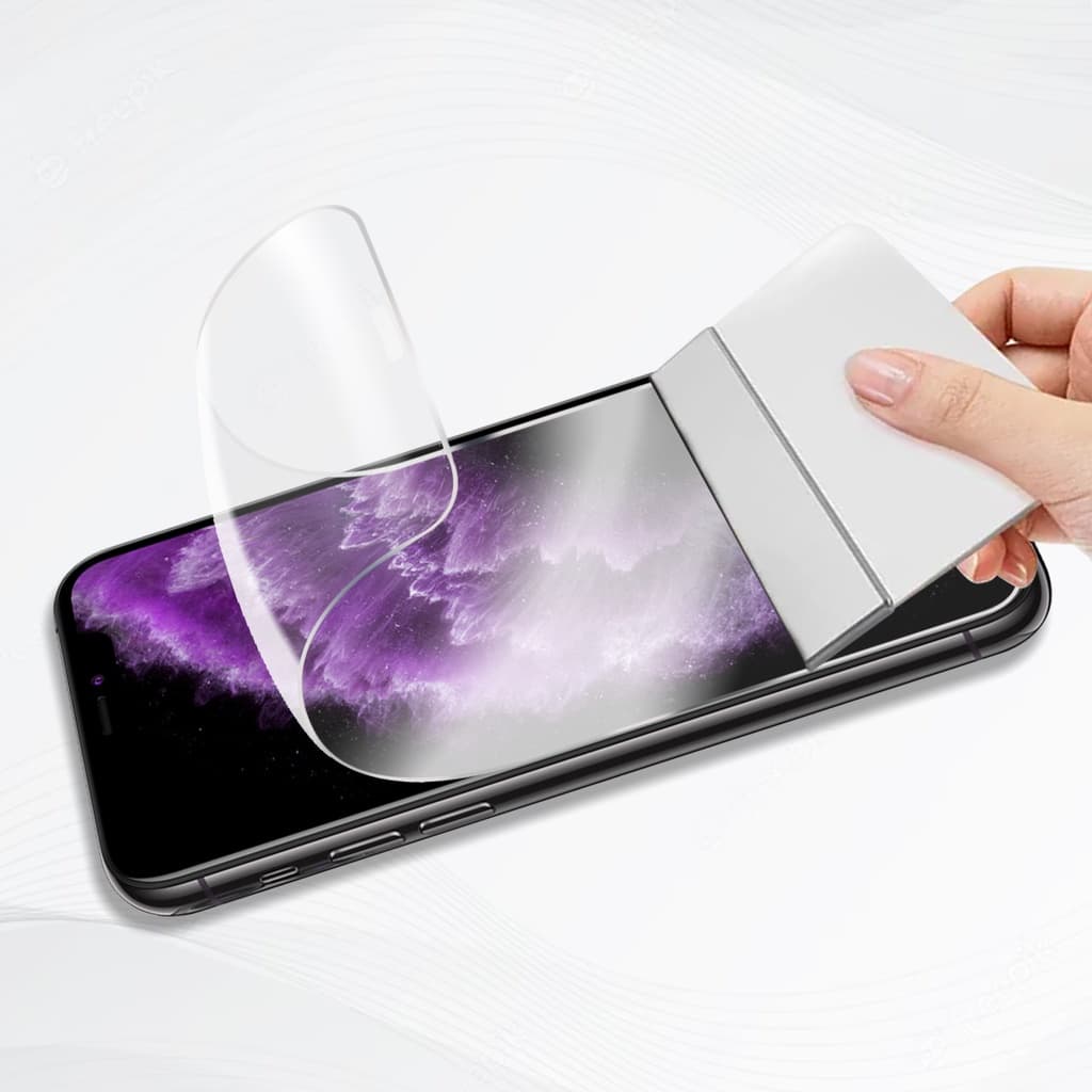 Capa Aveludada Preta + Película De Hydrogel HD Compatível Para Galaxy S23 S911 6.1