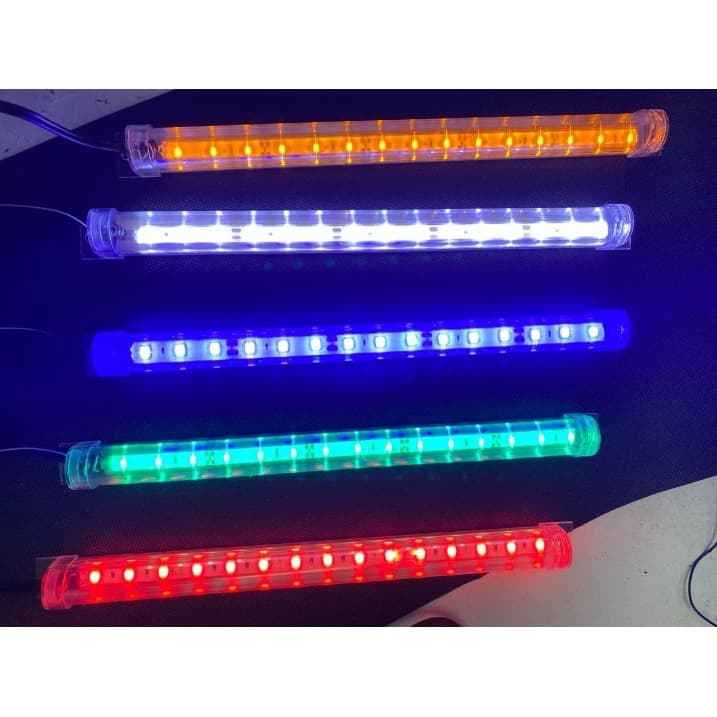Luminária Barra Led Carro Aquário Baú Van 15 Leds 12V