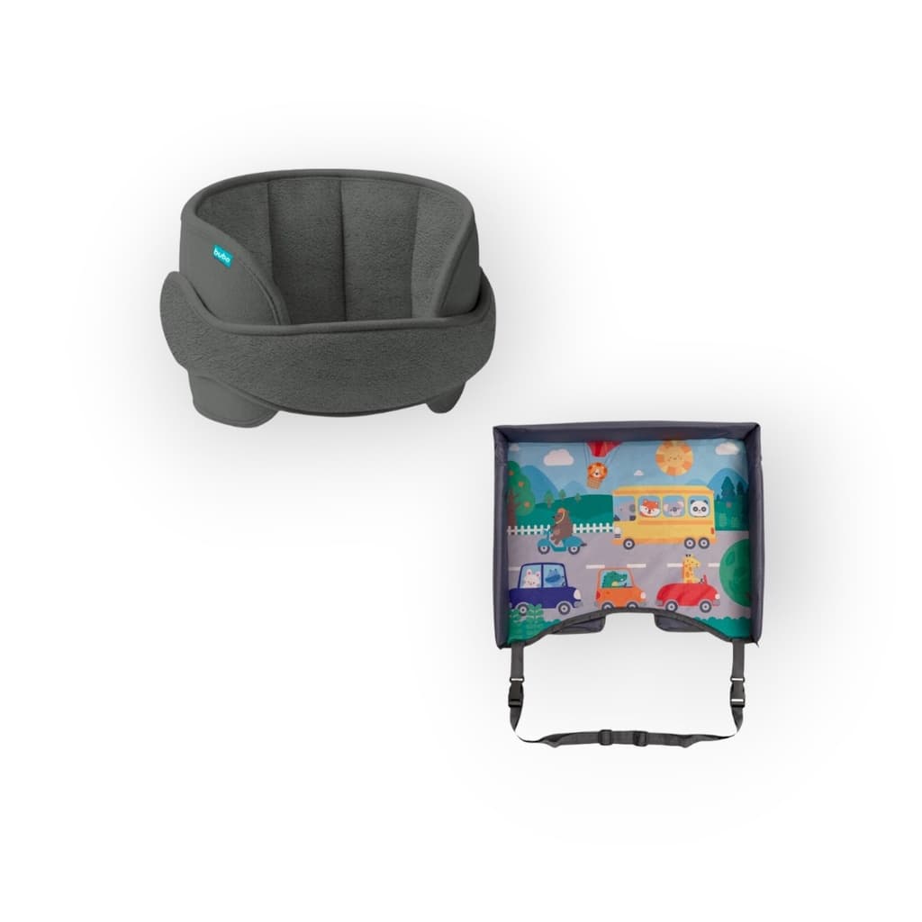 MESA MESINHA DE ATIVIDADES ORGANIZADOR DOBRAVEL BUBA E APOIO DE CABECA INFANTIL BEBE CARRO AVIÃO CASA