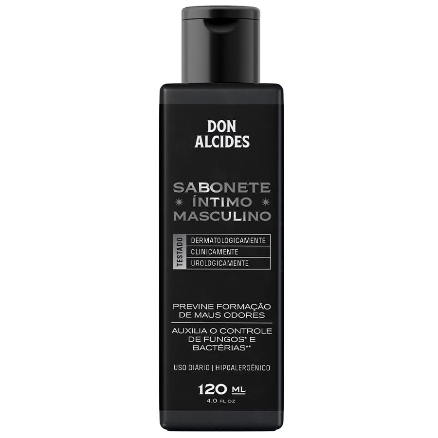 Sabonete Íntimo Masculino Previne Maus Odores, Fungos e Bactérias 120mL Don Alcides