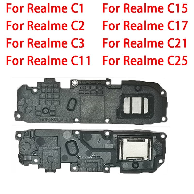Para OPPO Realme C25 C21 C17 C15 C11 C3 C2 C1 Alto-Falante Buzzer Inferior Módulo De Som Peças De Reapir