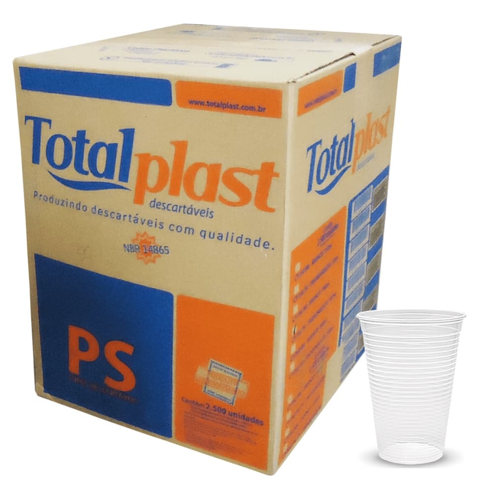 Copo Descartável 50ml Totalplast -5000 Unidades
