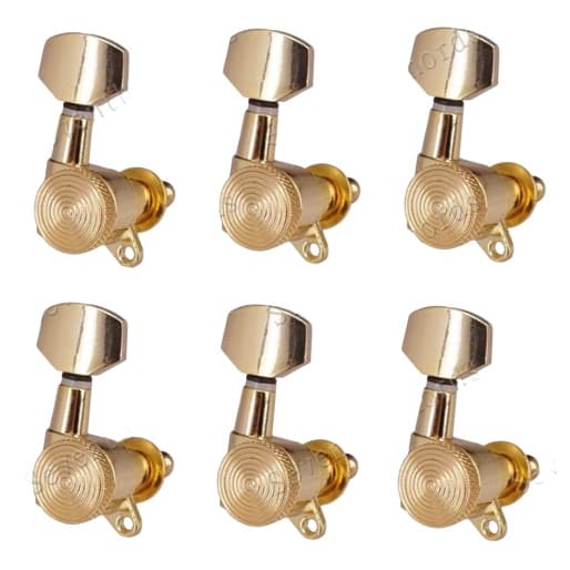 Tarraxas Com Trava Sistema Lock 6R em Linha Dourado Brilhante