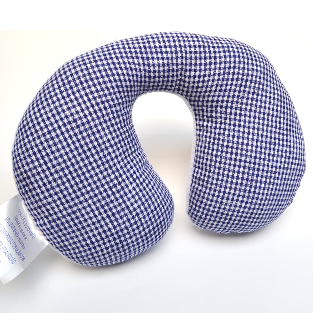Protetor De Pescoço Para Bebe Confortável Azul  Love