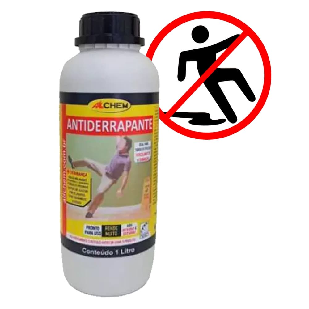 Antiderrapante Líquido Contra Quedas Incolor 1 Litro Allchem