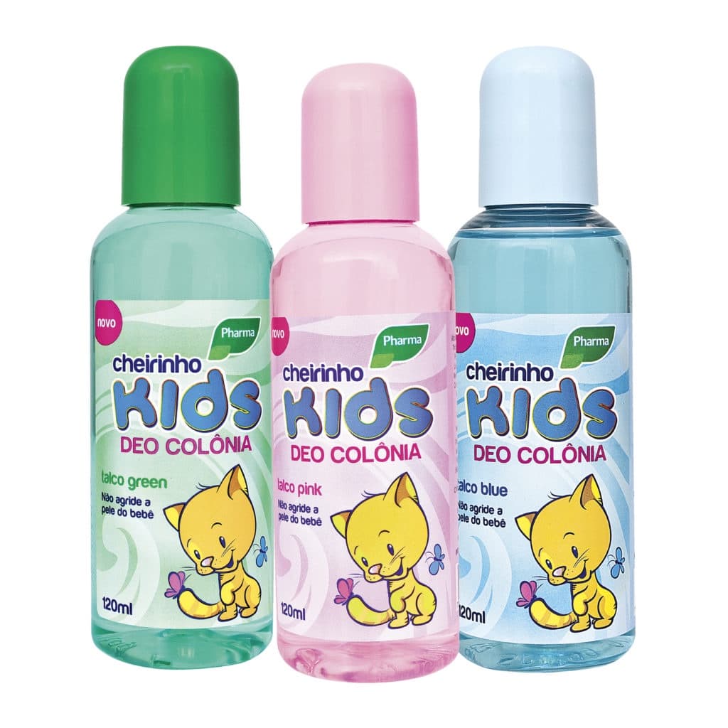 Deo Colônia Infantil Cheirinho Kids Pharma 120ml Suave Para Bebê