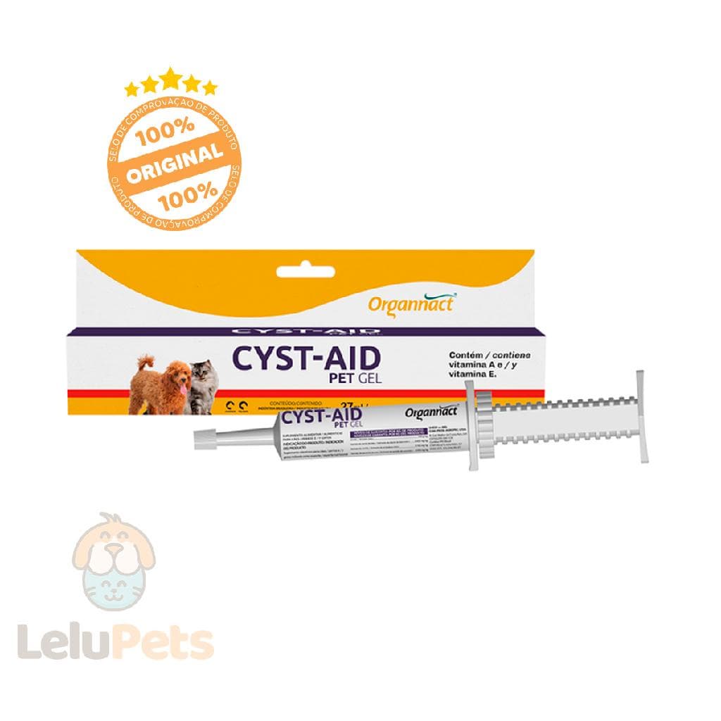 Suplemento Alimentar Organnact Cyst-aid Pet Gel Cães E Gatos