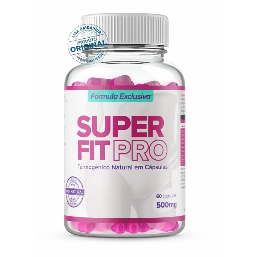 Super Fit Pro - Auxiliar de Dieta - 60 Cápsulas - Fórmula Eficaz