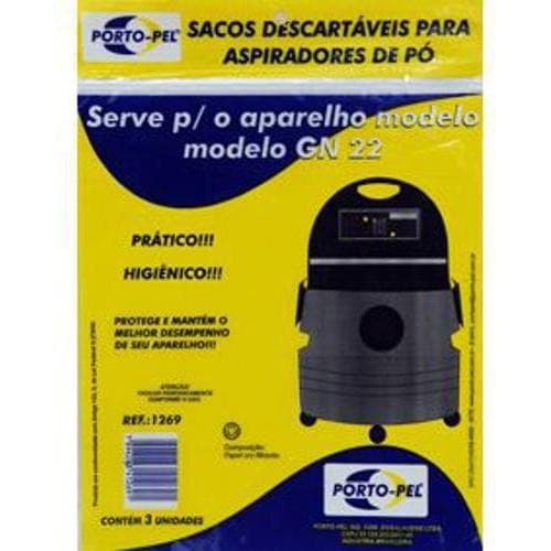 Saco Filtro Descartavel Aspirador De Po Mod Gn 22 Lavor Wash