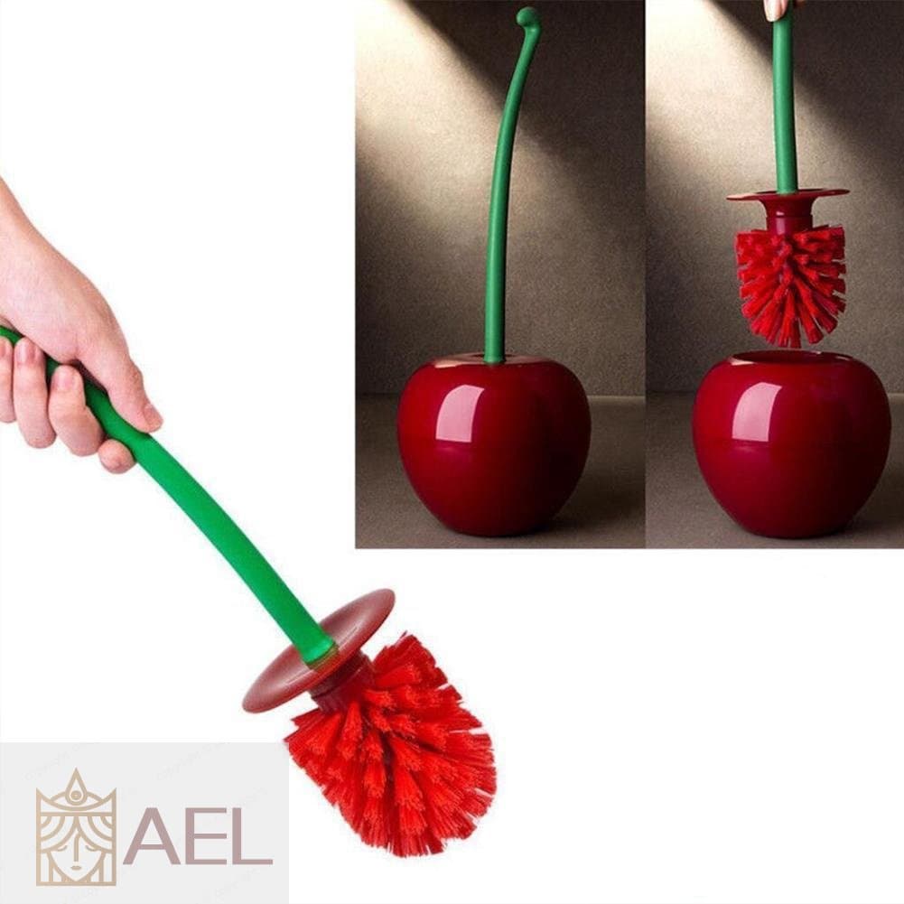 Kit de limpeza do banheiro/escova de plástico Cherry L9N9 1UI4