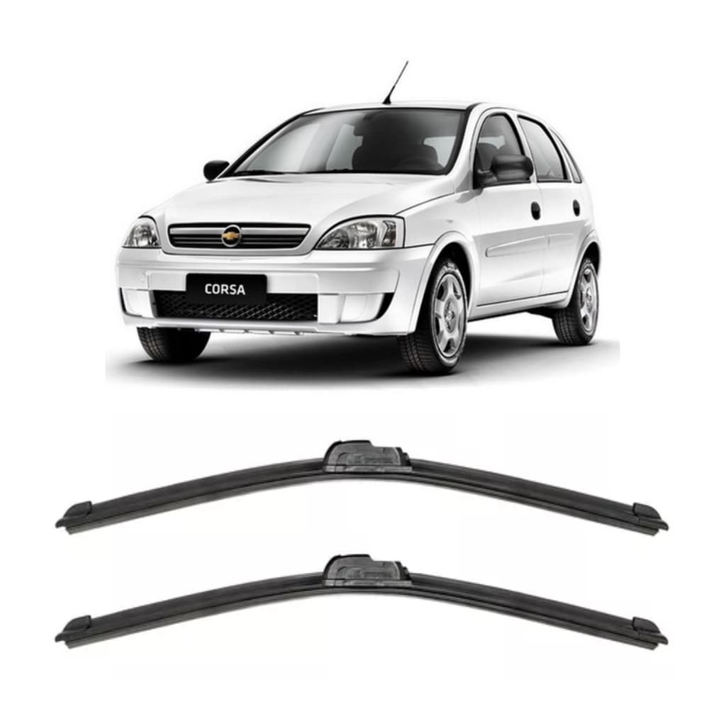 Par Limpador Parabrisa Chevrolet Corsa Frente Montana