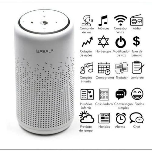 Caixa De Som Virtual Sofia Sabala Inteligente Novidade Wifi