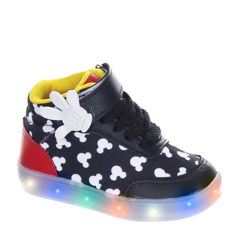 Tenis calcado com solado luminoso botinha luz piscante infantil meninos
