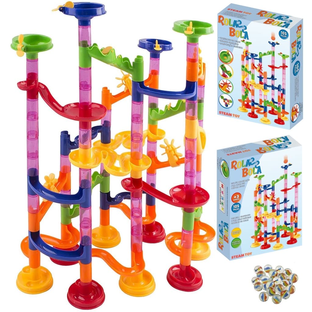 Pista de Bolinha  Rola Bola 109pcs