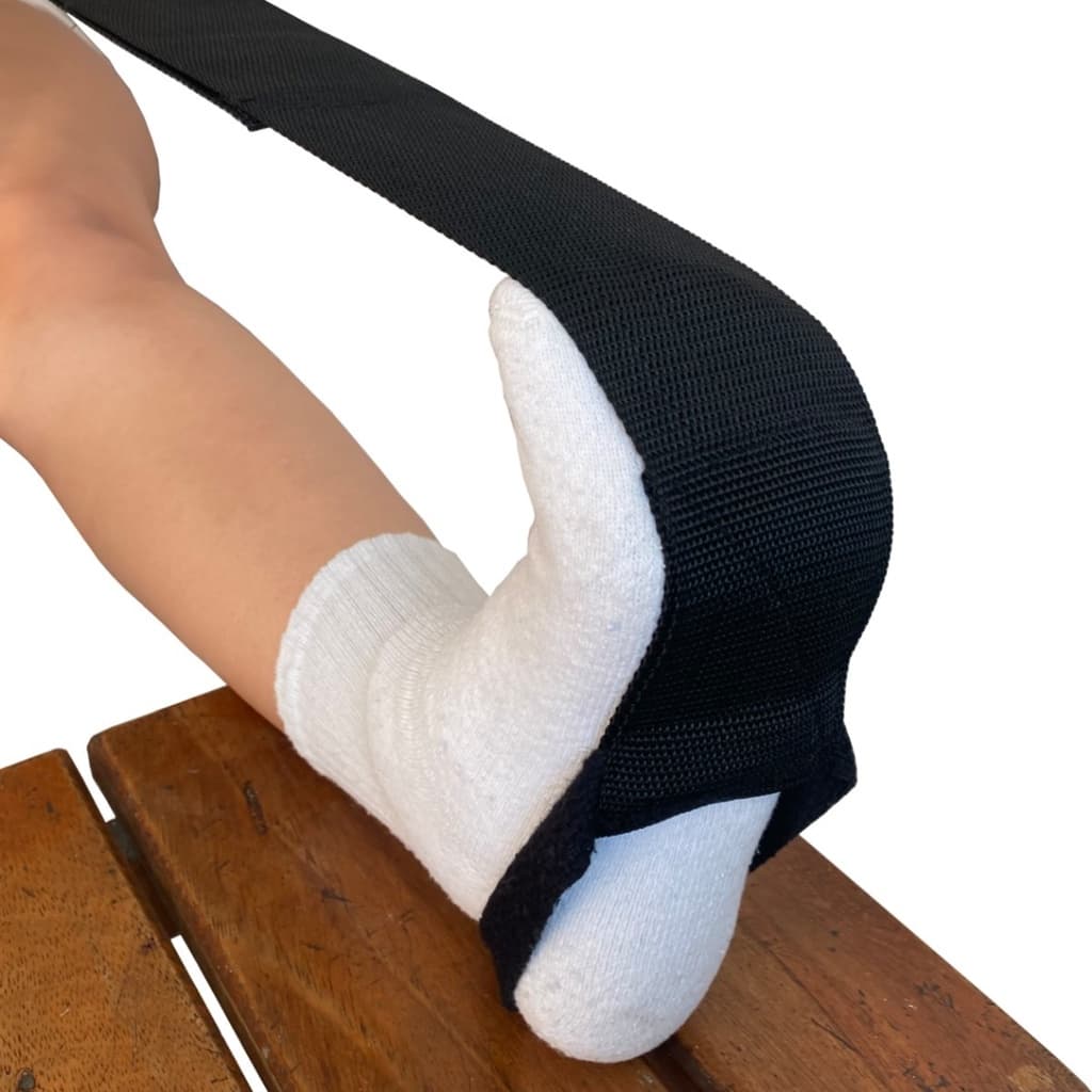 Faixa de Alongamento Yoga Pilates Funcional Fita Fisioterapia Reabilitação Panturrilha Tornozelo