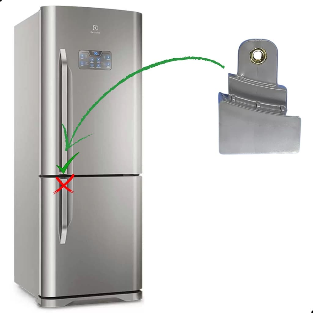 suporte Puxador da porta de cima maior Geladeira Electrolux Db52x Db53x Ib53x ib52x