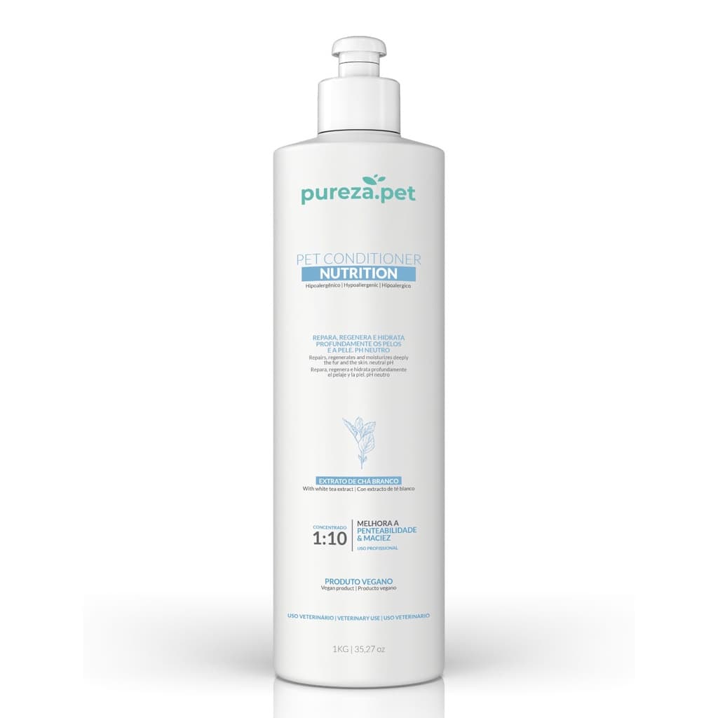 Condicionador pet profissional hipoalergênico nutrição
