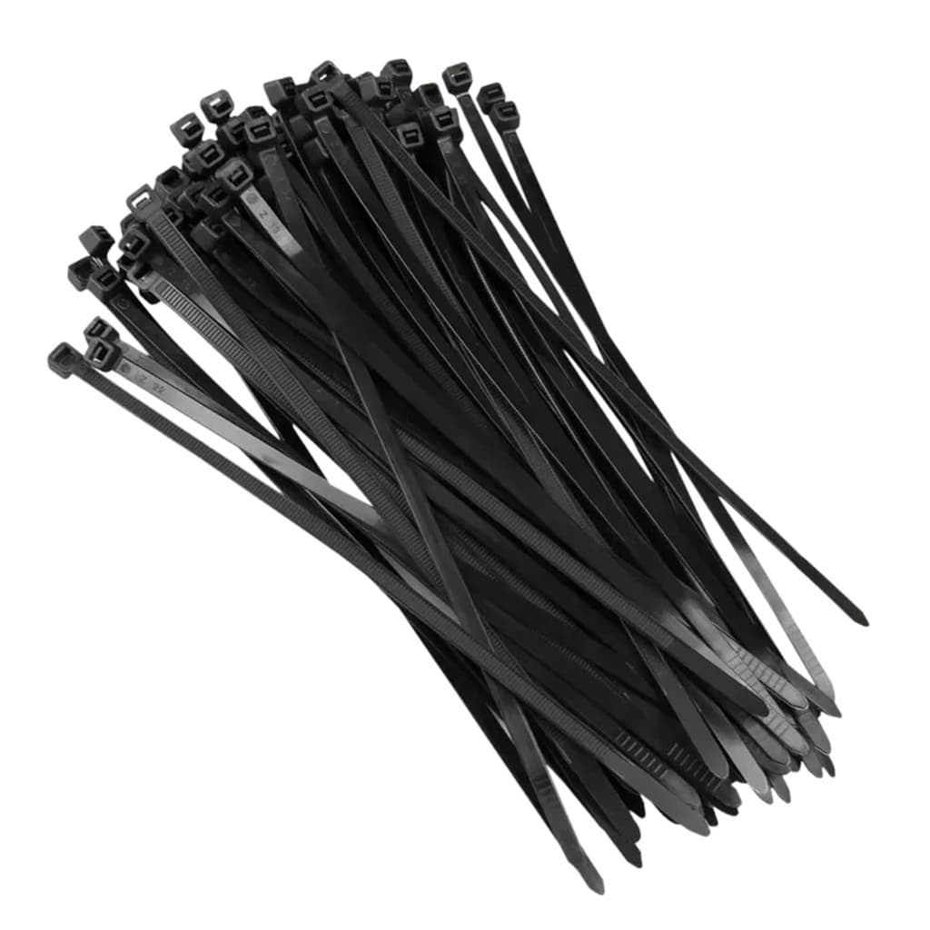 Enforca Gato Abraçadeira Nylon 10cm Kit 200un Cinta Plástica Fita Herman Amarrar Firmar Fios Cabos