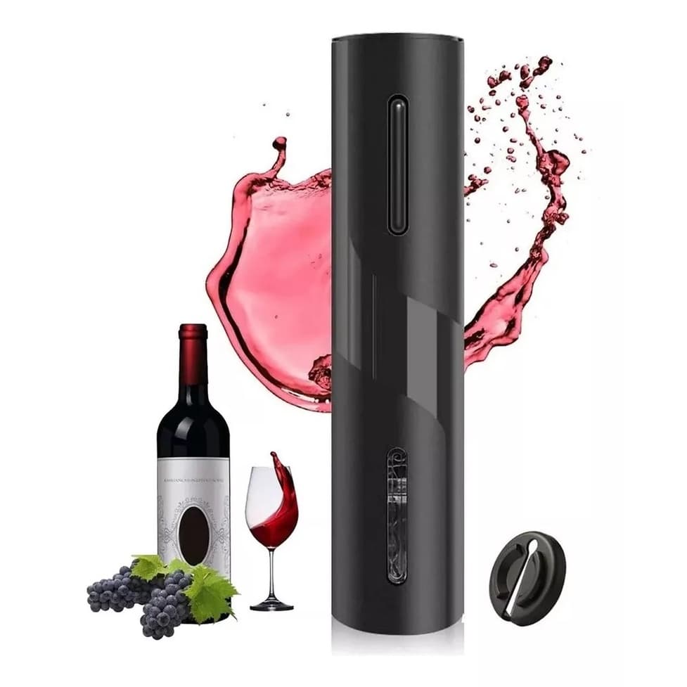 Abridor De Vinho Automático Elétrico Saca Rolha A Pilha Presente Moderno Para Casa