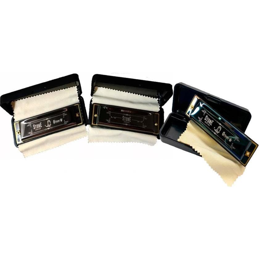 Kit 3 Gaita Boca Harmonica Orleans Stone G Sol - D Re - A La