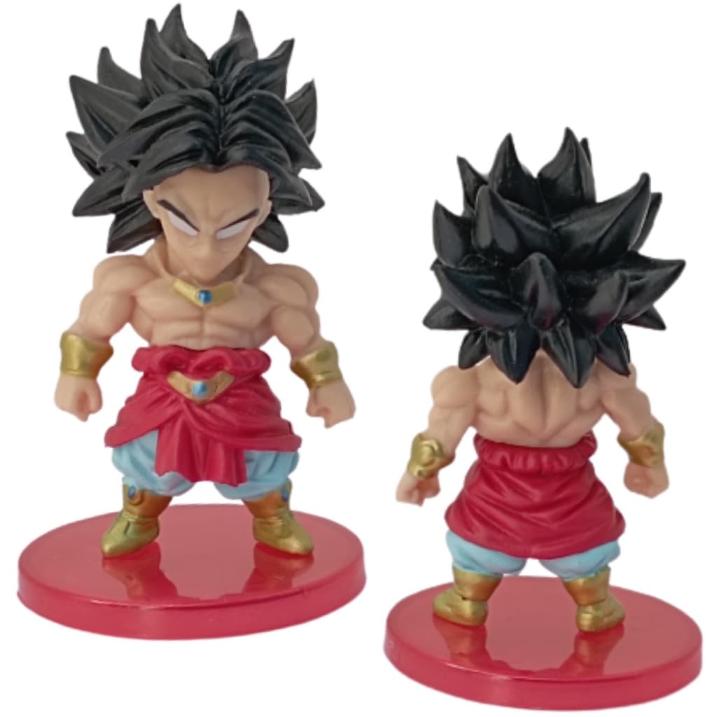Broly Saiyajin 7cm - Boneco Miniatura Action Figure Dragon Ball Z Super GT DBZ