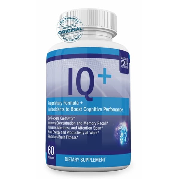IQ+ - 60 Cápsulas - Suporte Cognitivo
