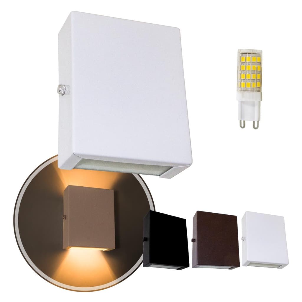 Arandela Slim 2 Focos + LED G9 5W St1597