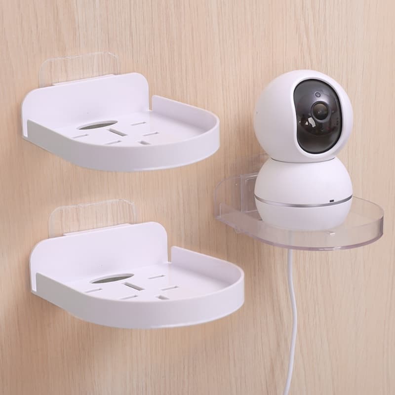 Prateleira De Armazenamento Da Câmera/Home Bandeja De Monitoramento Montada Na Parede/Suporte Multifuncional Para Economia De Espaço Sem Furos/Organizador Universal De Rack De Vigilância