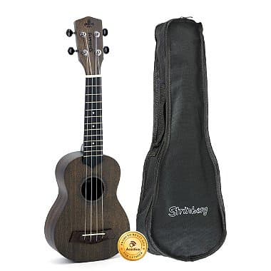 Ukulele Soprano Strinberg Acústico UK06S Tobacco Fosco Bag