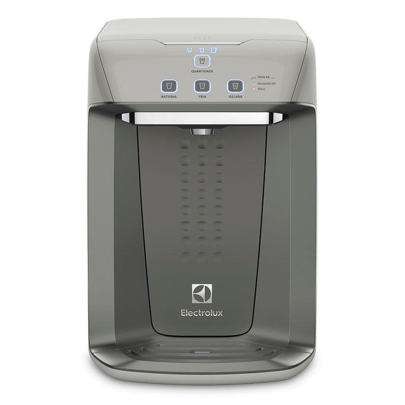 Purificador de Água Electrolux - Gelada, Fria e Natural Elétrico Luz UV Prata (PA31G)