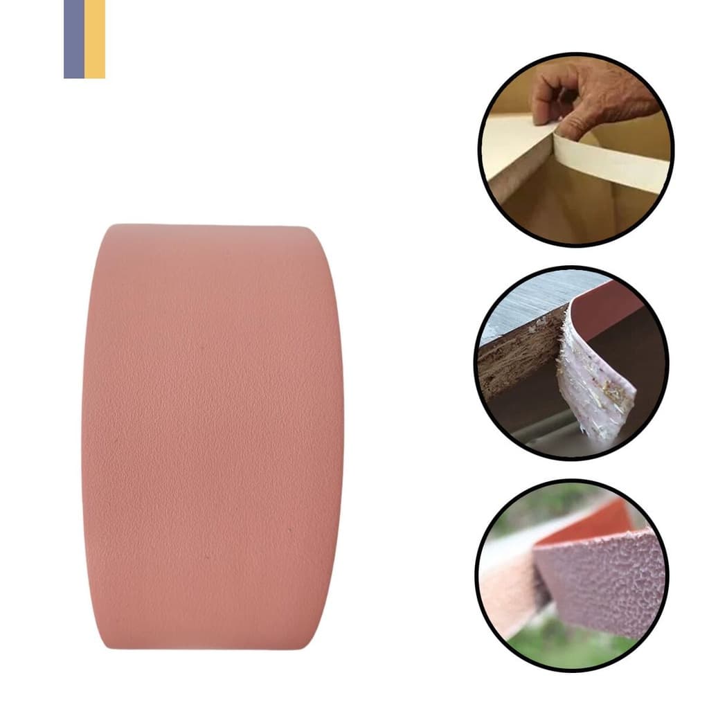 Fita De Pvc Para Madeira Formica Slamon Texturizado 22mm X 5m Moveis Rosa L148