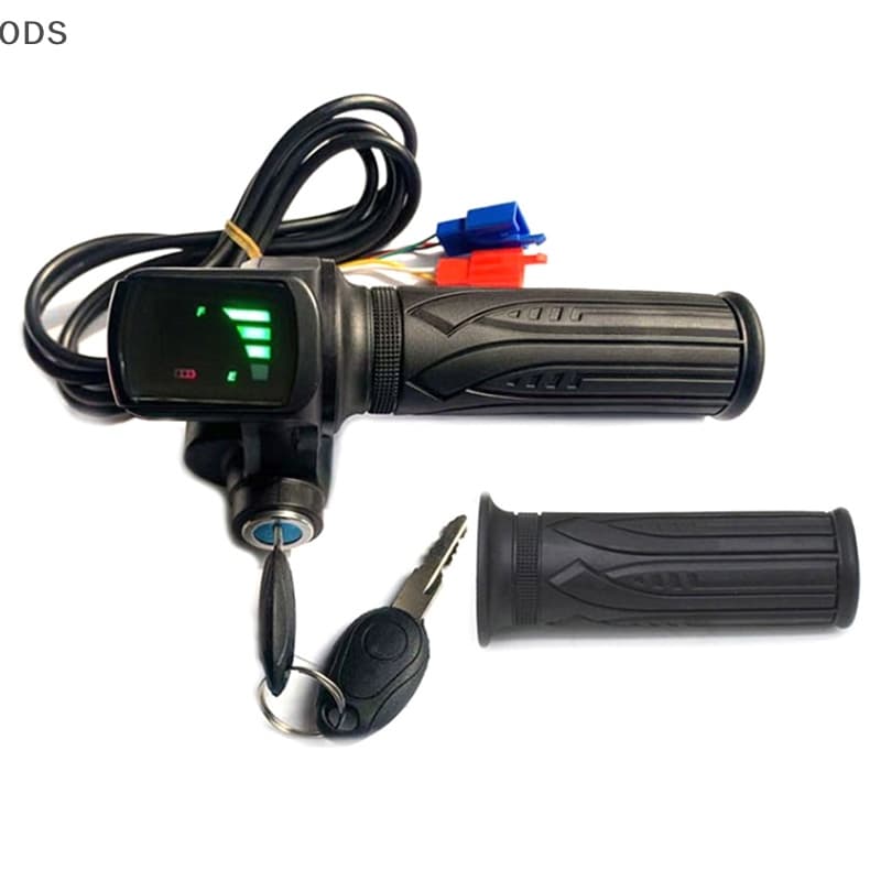 Acelerador De Bicicleta Elétrica ODS 36V48V Para E-bike/Electric Scooter Throttle Handlebar Com Display LED OD