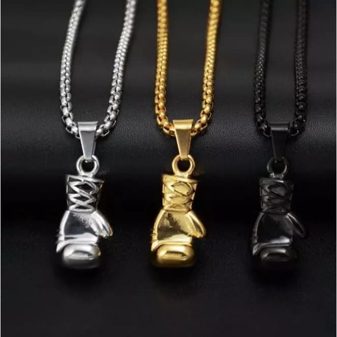 Luvas De Boxe Personalidade Colar Pingente Para Mulher Esportivo Fitness Homem Acessórios De Jóias Presentes De Aniversário