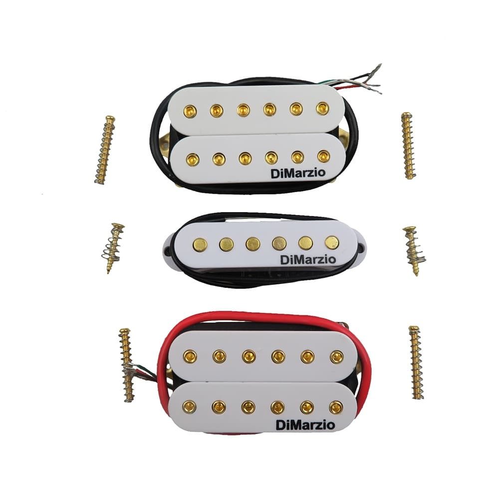 DiMarzio IBZ Alnico V Ouro Branco Humbucking Guitarra Pickup RG2550/RG2570 HSH Elétrica N/M/B 1 Conjunto