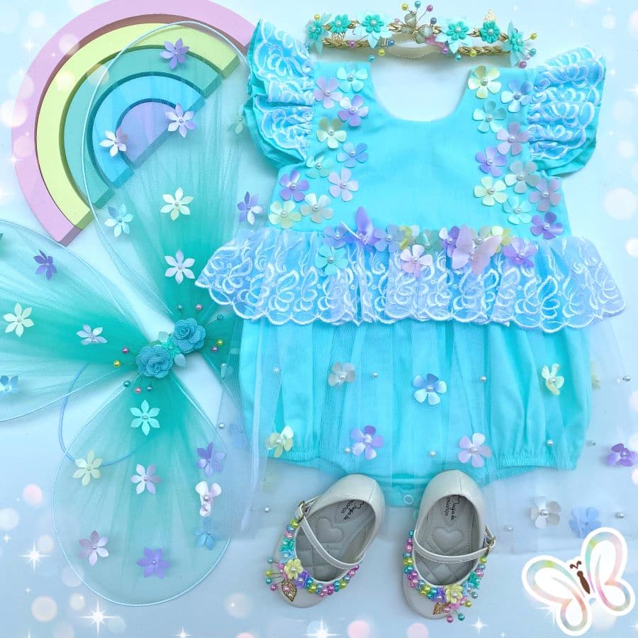 PIMPÃO JARDIM ENCANTO TIFFANY ROUPA PERSONALIZADA ANIVERSÁRIO TEMÁTICO