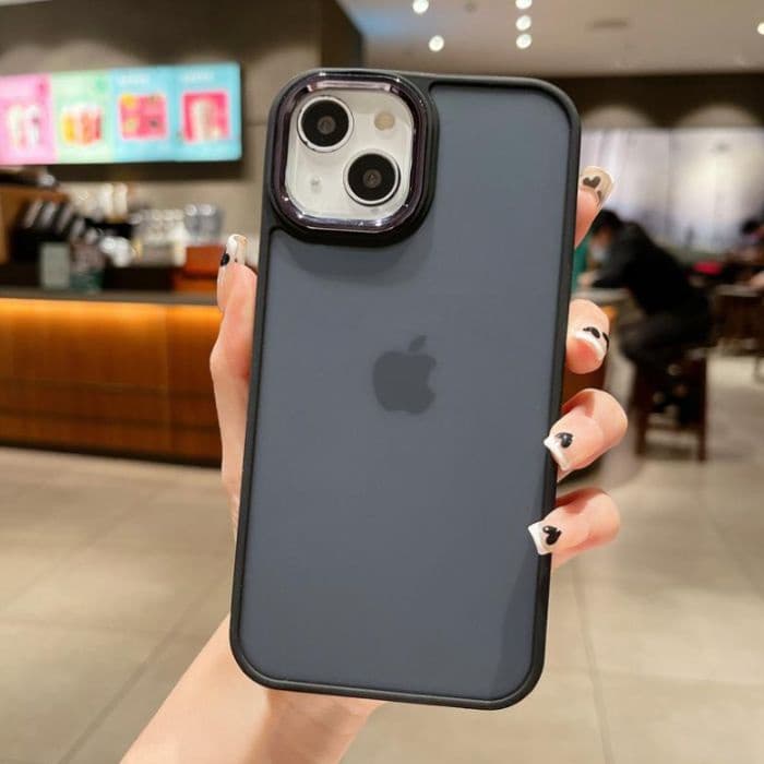 Capa Acrílica Space Fosca Colorida Para iPhone 13 Escolha Sua Cor