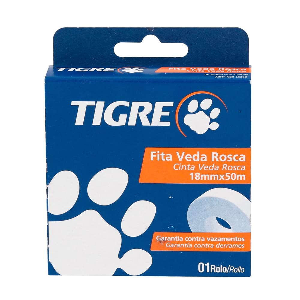 Fita Veda Rosca 18mmx50m Tigre