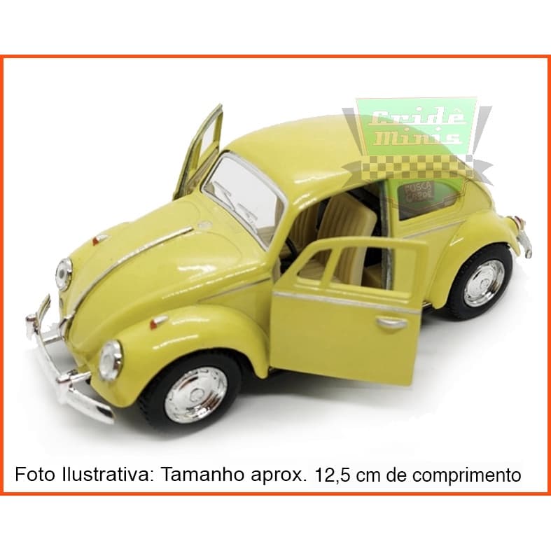 Fusca Sedan  - Amarelo - escala 1/32