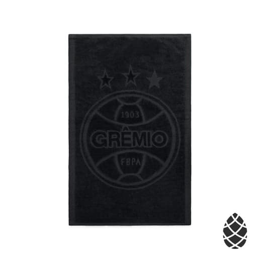 Toalha De Academia e Mão 33x50 Buettner Grêmio Preto