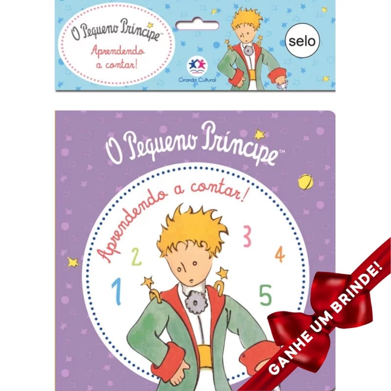 Livro Banho O Pequeno Príncipe - Aprendendo a contar! Ciranda Cultural Crianças Filhos Infantil