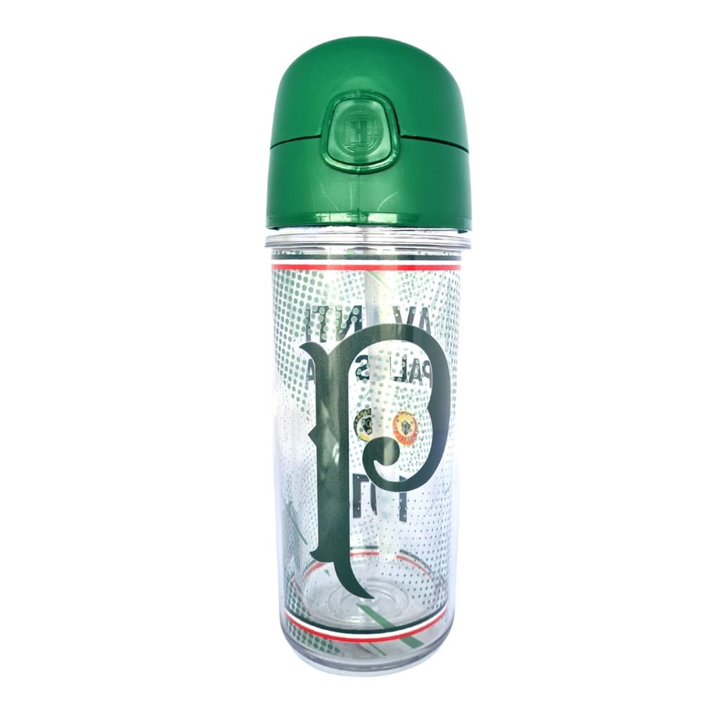 Garrafinha Infantil Antivazamento Palmeiras 270 Ml Escolar