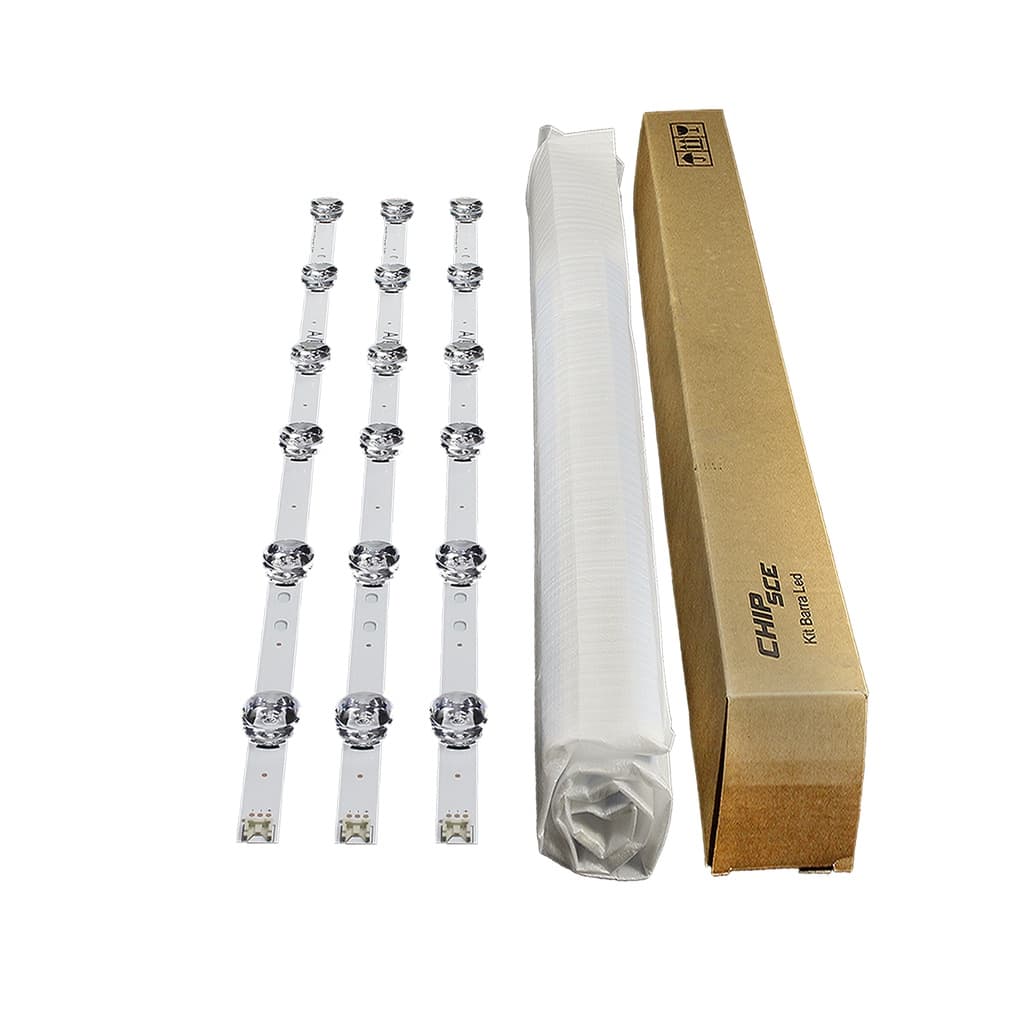 Kit 3 Barras Led TV 32LB550B, 32LG560B, 32LF565B, 32LB620B, 32LB570, 32LF595, 32LX330, 32F550B