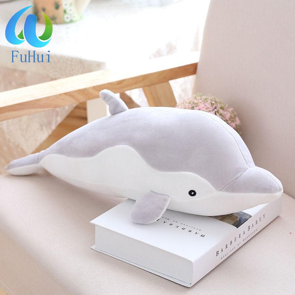 FUHUI Golfinho Brinquedos De Pelúcia Animais Do Mar Natal Bebê Crianças Engraçado Boneca Bonito Subaquático