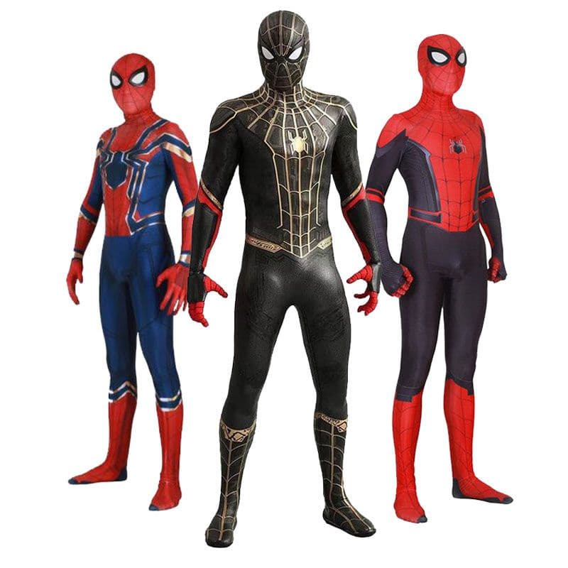 Fantasia do Homem-Aranha Mavel com impress茫o 3D para adultos/Halloween/Cosplay