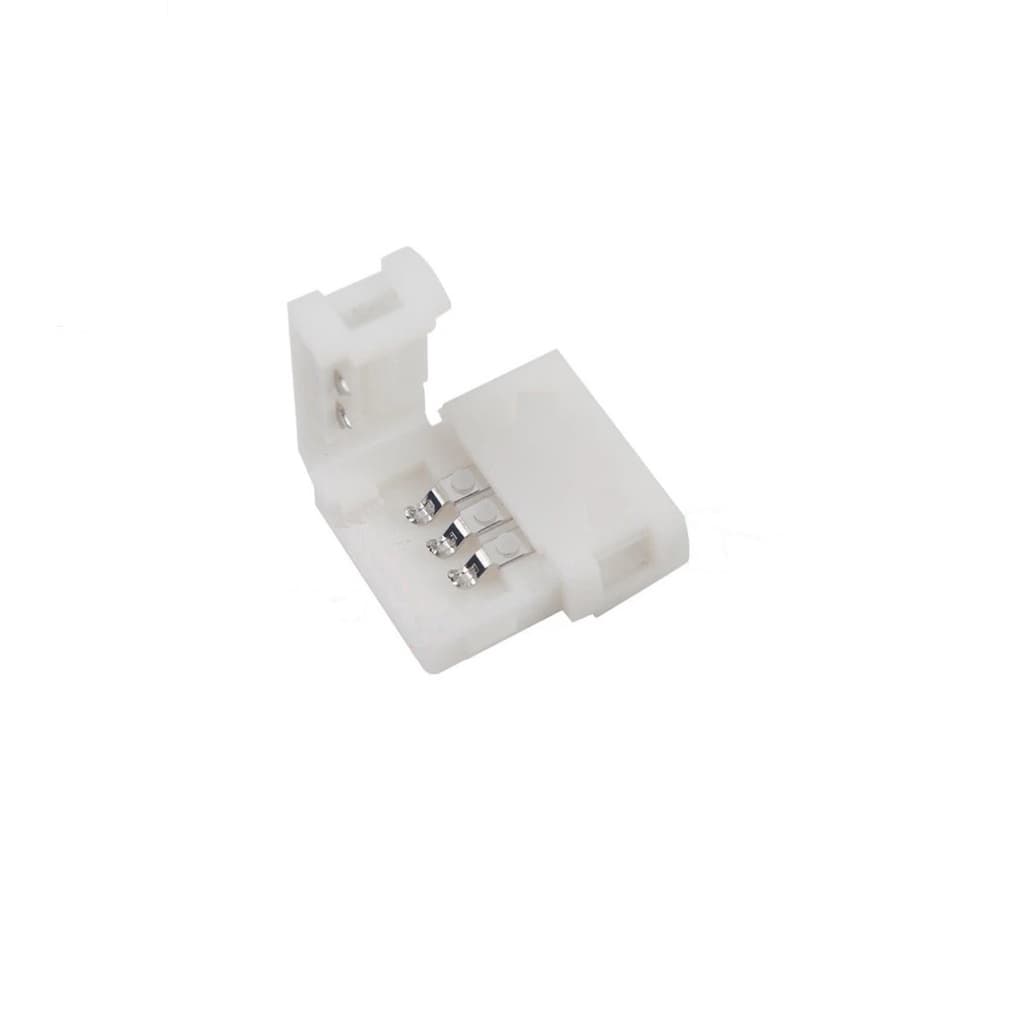 Conector Fita Led Iluminação 10mm 5050 3 Vias 20 Und