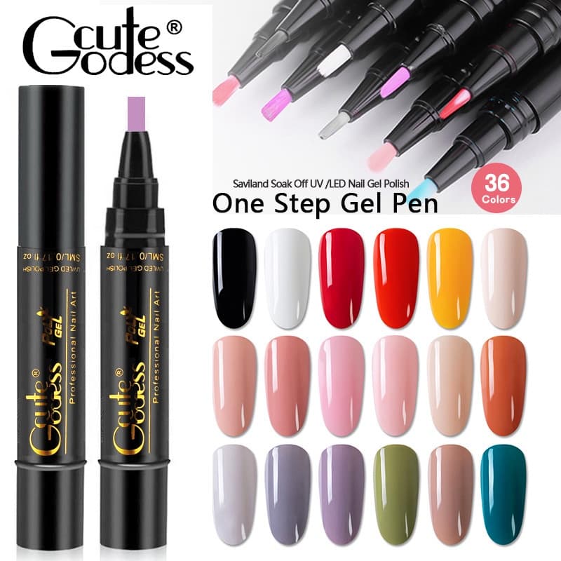 Caneta De Esmalte De Gel De Um Degrau Verniz Base Híbrida Lápis De Design